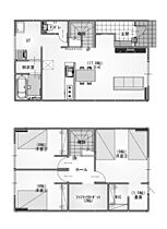 シェーンシュタット B棟 ｜ 山口県防府市大字新田482-6（賃貸一戸建3LDK・1階・97.70㎡） その2