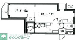 ファーブル練馬 1LDKの間取図画像