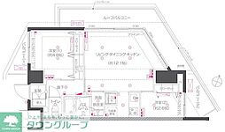 ZOOM練馬高野台 2LDKの間取図画像