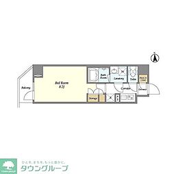 コンフォリア成増 1Kの間取図画像