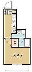 スパシエスタイル練馬春日町 1Kの間取図画像