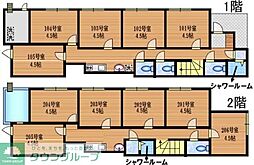 クロスホーム西大泉 ワンルームの間取図画像
