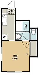 Noce 1Kの間取図画像