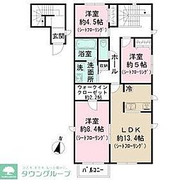 千川テラス エグゼ 3LDKの間取図画像