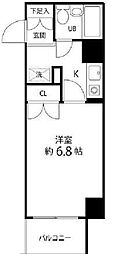 マイルストン東久留米 1Kの間取図画像