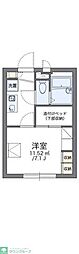 レオパレスα 1Kの間取図画像