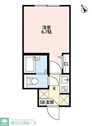 STAIRISE 1Kの間取図画像