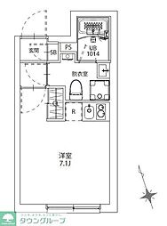 MAISHIN桜台 ワンルームの間取図画像