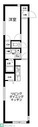 Kakurega桜台 1LDKの間取図画像