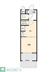ライオンズマンション江古田第5 1Kの間取図画像