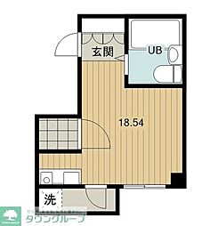 レピュート関町北 203 2階ワンルームの間取り
