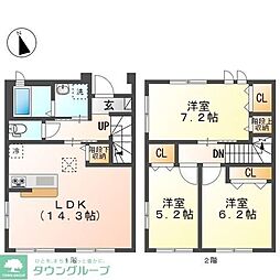 ＩＶＹＣＯＵＲＴ 1階3LDKの間取り