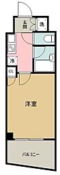ルーブル練馬高野台 5階1Kの間取り