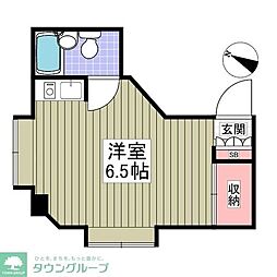 ソリッドリファイン成増 1階ワンルームの間取り