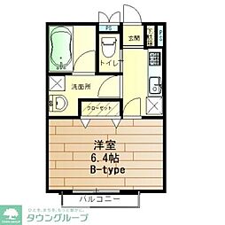 ｃｏｍｆｙ（コンフィー） 2階1Kの間取り