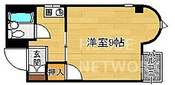 ロータスクラタ 1Kの間取図画像