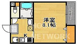 ザクセル 1Kの間取図画像