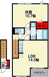 クレール b 2階