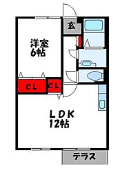 シャンアビテB 1階