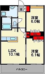 CENTURY椿 B棟 2階
