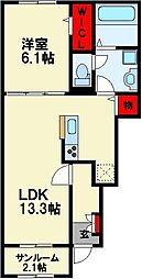間取図画像 1LDK