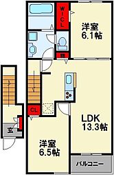 フルール レジデンスII 2階