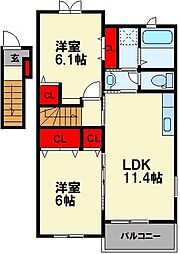 メゾン ド ソレイユ弁分 2階