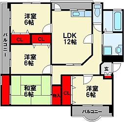 アーベイン川津 1階/-