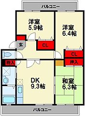 物件の間取り