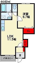 メゾンドルピナス 1号館 1階