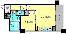 エル・セレーノ上本町レジデンス  ｜ 大阪府大阪市天王寺区筆ケ崎町（賃貸マンション1LDK・13階・39.54㎡） その2