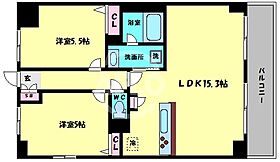 サンシエロ東今里  ｜ 大阪府大阪市東成区東今里3丁目（賃貸マンション2LDK・7階・55.26㎡） その2