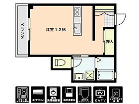 TMTビル 304 ｜ 富山県高岡市戸出町２丁目4-13（賃貸アパート1R・3階・34.00㎡） その2