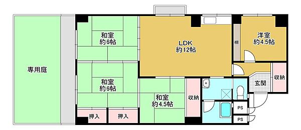間取りを拡大表示