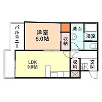 カーサ南富山 202 ｜ 富山県富山市大町181-1（賃貸マンション1LDK・2階・40.52㎡） その2