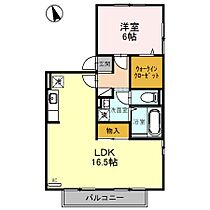 フォレストB  ｜ 富山県富山市上大久保（賃貸アパート1LDK・2階・50.42㎡） その2