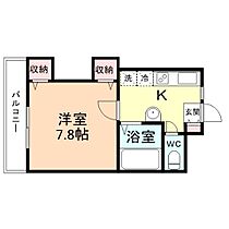 コンチネンタル安野屋 103 ｜ 富山県富山市安野屋町１丁目3-2（賃貸マンション1DK・1階・29.04㎡） その2