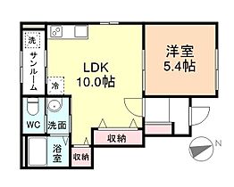 Millet粟島 101 ｜ 富山県富山市粟島町１丁目16番7号（賃貸アパート1LDK・1階・40.00㎡） その2