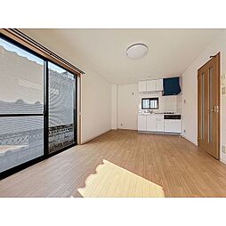 富山地方鉄道上滝線 朝菜町駅 徒歩10分の賃貸テラスハウス 2LDKのリビング/ダイニング