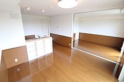 ハルブラッサム富の原　B棟 2階2LDKのリビング/ダイニング