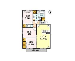 セジュールYamazaki C 2階