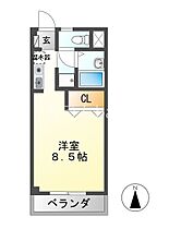 メゾンアミィ  ｜ 岐阜県関市平賀町７丁目（賃貸アパート1R・2階・23.70㎡） その2