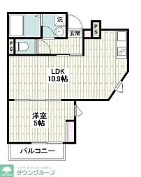 間取図画像 1LDK