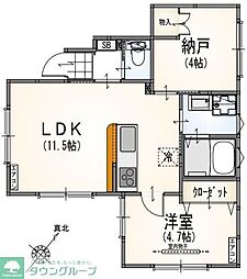 間取図画像 1SLDK