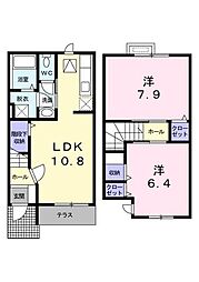 マンハイム1番館 2LDKの間取図画像