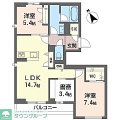 物件の間取り