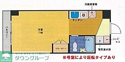 エストレージャ湘南 ワンルームの間取図画像