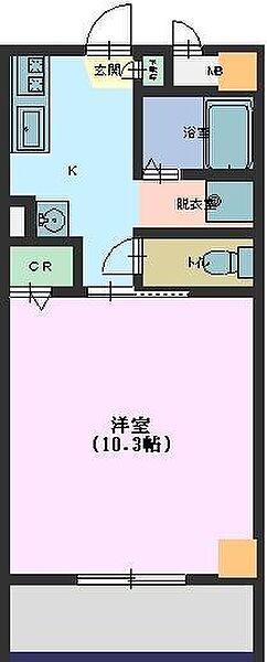 A大樹 302｜広島県東広島市西条昭和町(賃貸マンション1K・3階・30.72㎡)の写真 その2