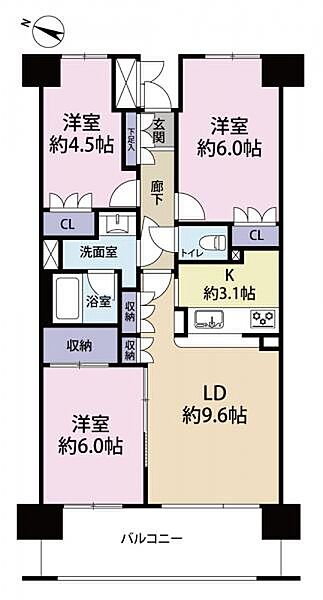 間取りを拡大表示