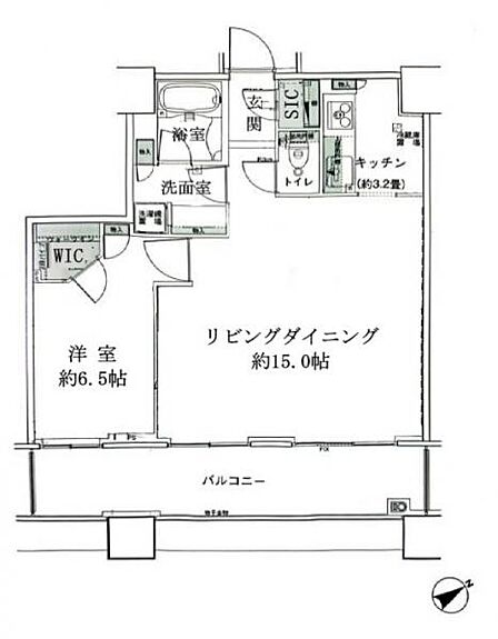 リフォームにて2LDKへの間取り変更可能です! バルコニーは南東向きにつき眺望良好です